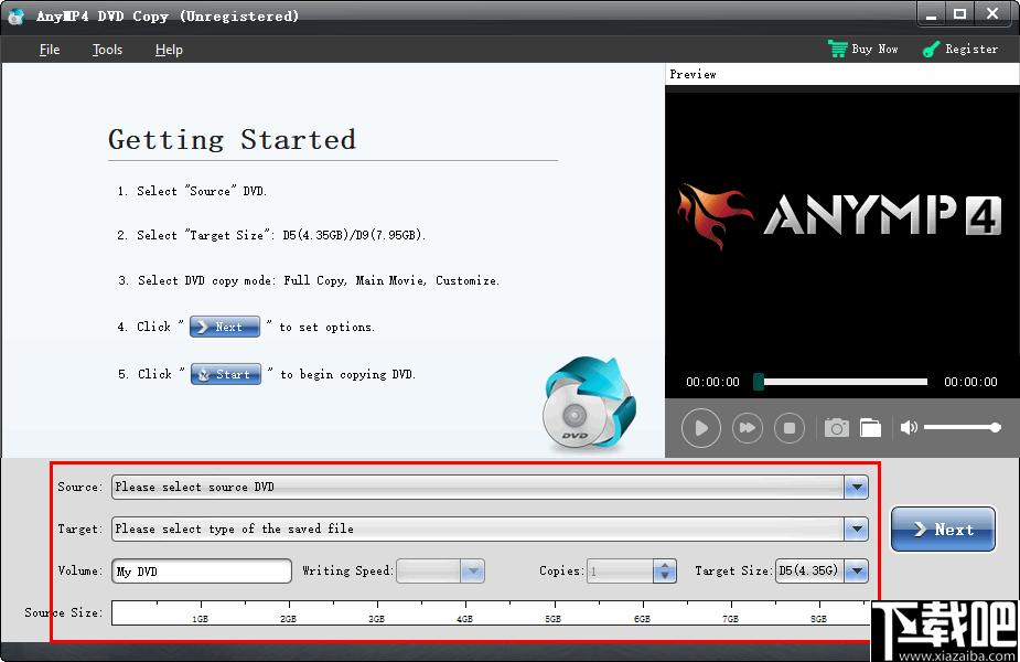 AnyMP4 DVD Copy下载,DVD复制,DVD备份,数据备份