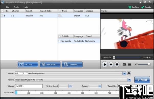 AnyMP4 DVD Copy下载,DVD复制,DVD备份,数据备份