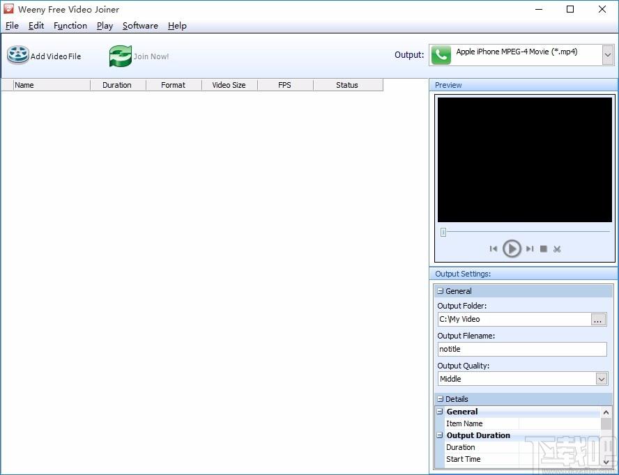 Weeny Free Video Joiner下载,视频合并工具,视频合并