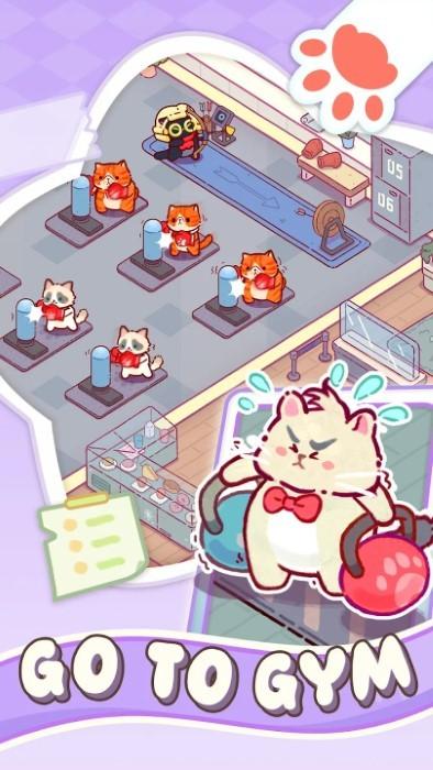 猫咪健身房游戏(kitty gym idle cat games)下载,猫咪健身房,猫咪游戏,健身app